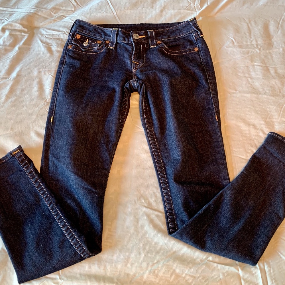 Like New True Religion Skinny Jeans